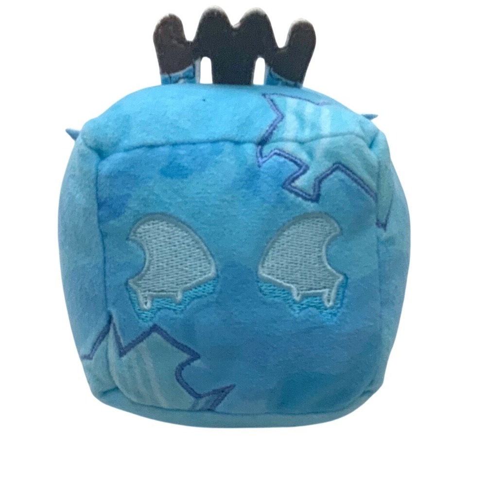 Blox Fruits Ice Fruit Plush 4" PhatMojo Series 1 Roblox Mystery Plush DLC Tag